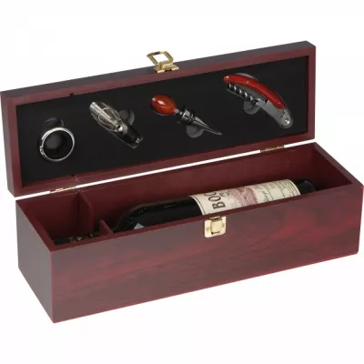 Skrzynka na wino GRAHAM - brązowy (8400701)