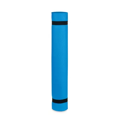 Mata do jogi z pianki EVA 180x60 cm YOGI - Niebieski (MO9463-04)