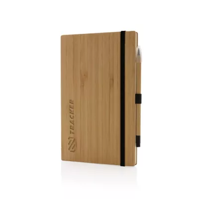 Bambusowy notatnik A5 z ołówkiem Infinity - brązowy (P774.469)