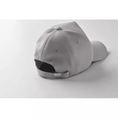 Czapka z daszkiem 5-panelowa RPET 210 g/m² SENGA - Szary (MO6831-07)