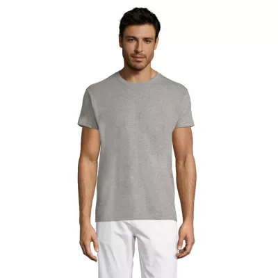 Koszulka unisex bawełniana 150 g/m² Sol's REGENT - Szary Melanż (S11380-GM)