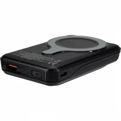 Power bank 10000 mAh z ładowarką indukcyjną VENTURA - czarny (399903)