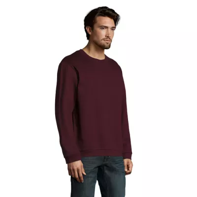 Bluza męska z okrągłym dekoltem 260 g/m² Sol's SPIDER - Oxblood (S01168-OX)