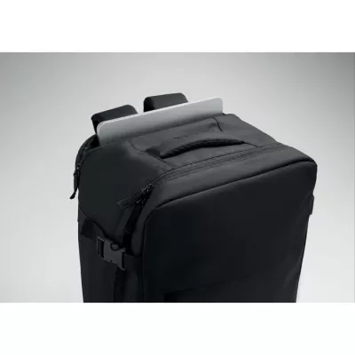 Plecak kabinowy rozciągliwy 15" RPET 20 l ASPEN - Czarny (MO3195-03)