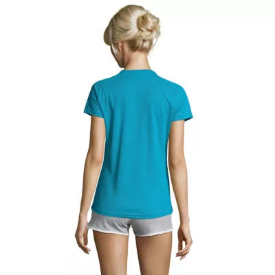 Koszulka sportowa damska 140 g/m² Sol's SPORTY WOMEN - Aqua (S01159-AQ)