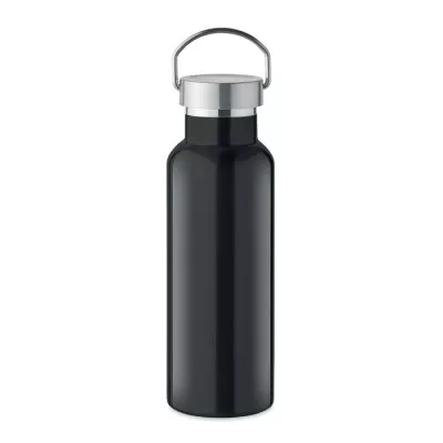 Butelka termiczna z recyklingu 500 ml FLORENCE - Czarny (MO2107-03)