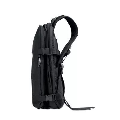 Plecak kabinowy z RPET na laptop 15" FLYHIGH - Czarny (MO2784-03)