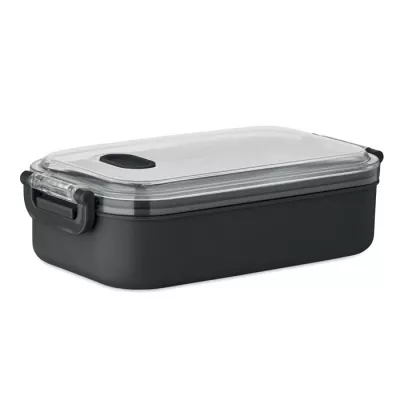 Lunchbox z PP ze stalowym wkładem 750 ml HOAGIE - Czarny (MO2770-03)