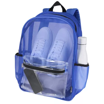 Mesh plecak z recyklingu z certyfikatem GRS o pojemności 18 l - Błękit królewski (13013753)