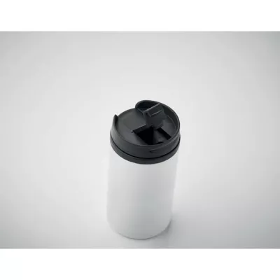 Kubek stalowy dwuścienny 250 ml FALUN - Bialy (MO9246-06)