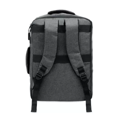 Plecak na laptop 15" z RPET LAUGAR - Kamienny Szary (MO2305-15)