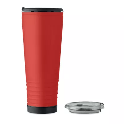 Kubek termiczny dwuścienny 700 ml HOWLER CUP - Czerwony (MO2995-05)