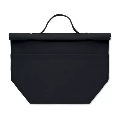 Torba termiczna na lunch z recyklingu RECOBA COLOUR - Czarny (MO2551-03)