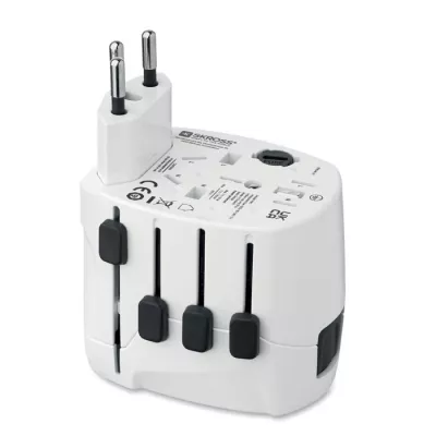 Adapter podróżny 3-biegunowy Skross PRO 3-POLE - Bialy (MO2982-06)