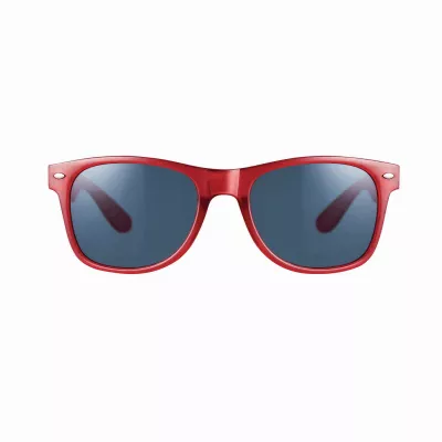 Okulary przeciwsłoneczne POPULAR - czerwony (56-0603070)