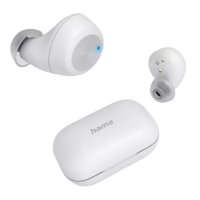 Bezprzewodowe słuchawki douszne Hama Spirit Chop II - biały (VH013-02)