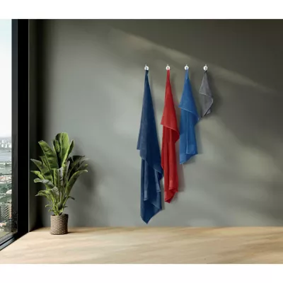 Ręcznik bawełniany 380 g/m² 30x50 cm ISLAND 30 - Niebieski (MO2764-37)