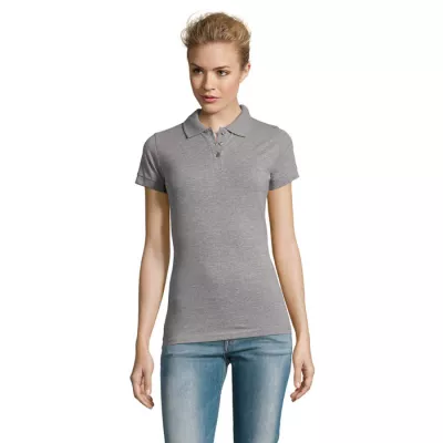 Polo damskie piqué 180 g/m² Sol's PERFECT WOMEN - Szary Melanż 2 (S11347-GY)