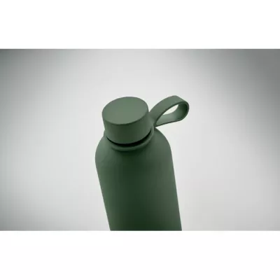 Butelka termiczna ze stali z recyklingu 500 ml EMERALD - Ciemnozielony (MO2315-60)