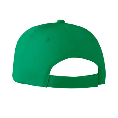 Czapka z daszkiem bawełniana 160 g/m² BASIE APOLLO - Zielony (MO8834-09)