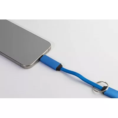 Keycab přívěsek na klíče 60W kabel USB-C - niebieski (AP864151-06)