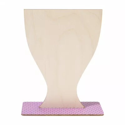 Wlobor personalizowane drewniane trofeum, gwiazda - naturalny-a (AP715068-B)