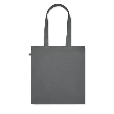 Torba z bawełny organicznej 220 g/m² BENTE COLOUR - Kamienny Szary (MO2197-15)