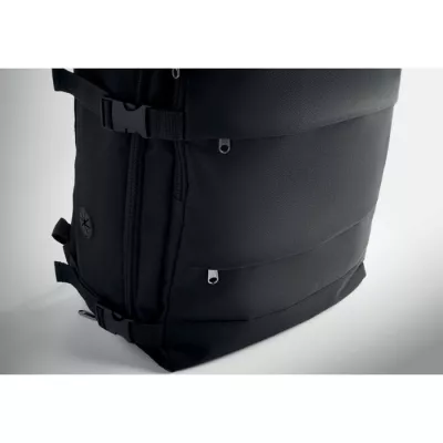 Plecak kabinowy z RPET na laptop 15" FLYHIGH - Czarny (MO2784-03)