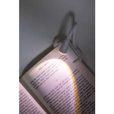 Bedtime ładowalna lampka do książek - biały (AP864087-01)