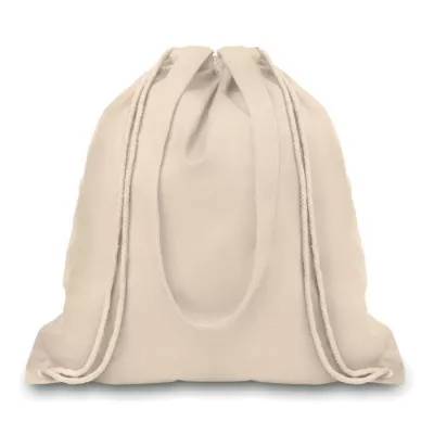 Torba płócienna ze sznurkiem 220 g/m² MOIRA - Bezowy (MO9040-13)