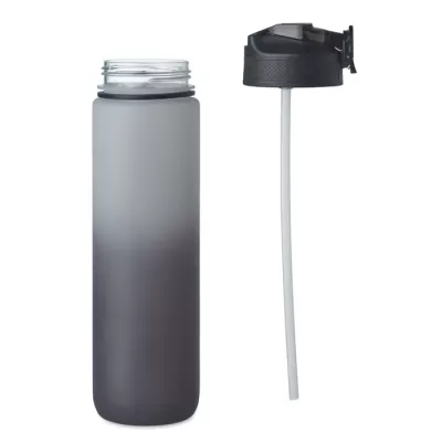Butelka sportowa RPET 1000 ml ze słomką ACTIVATE - Czarny (MO2489-03)