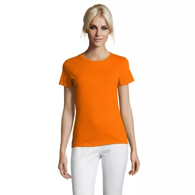 Koszulka damska dopasowana 150 g/m² Sol's REGENT WOMEN - Pomaranczowy (S01825-OR)