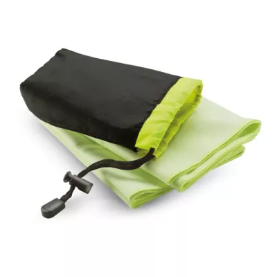 Ręcznik sportowy 40x80 cm w etui DRYE - Zielony (KC6333-09)