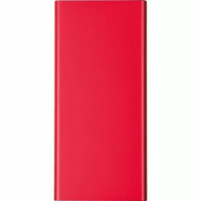 Power bank 10000 mAh z aluminium z recyklingu GIORGIA - czerwony (3450305)
