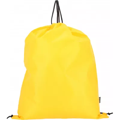 Worek z poliestru z recyklingu 210D WANDA - żółty (6470008)