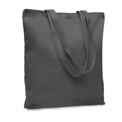 Torba bawełniana na zakupy 270 g/m² RASSA COLOURED - Kamienny Szary (MO6442-15)