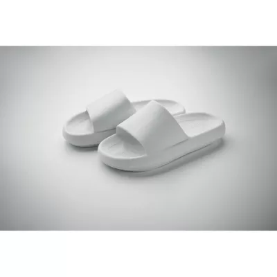 Klapki basenowe unisex z EVA rozmiar 40–41 EVASLIDE - Bialy (MO2897-06)