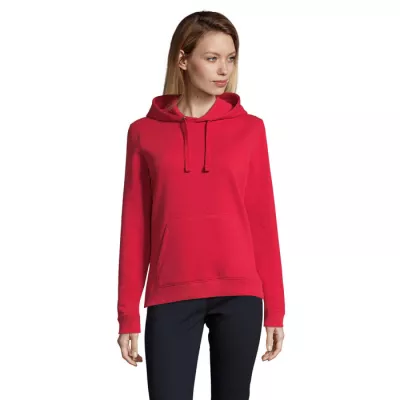 Bluza damska z kapturem 280 g/m² Sol's SPENCER WOMEN - Czerwony (S03103-RD)