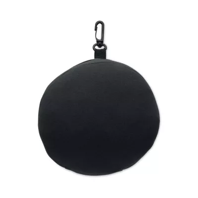 Poduszka podróżna 2 w 1 z maską na oczy SOFT NUIT - Czarny (MO2907-03)