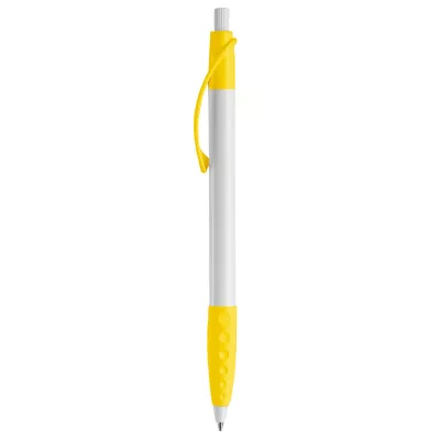 Długopis plastikowy (ABS) Cosmo - biało / żółty (LT87622-N0141)