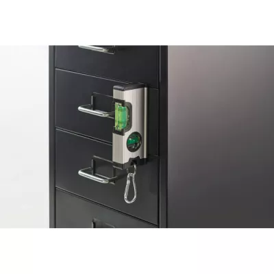 Poziomica magnetyczna z karabińczykiem MAGNEL - Srebrny (MO2474-14)