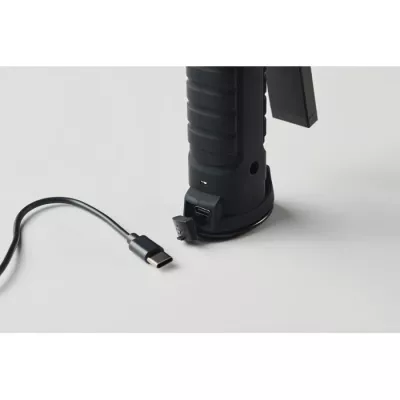 Lampa akumulatorowa obrotowa 1200 mAh ROTATE - Czarny (MO2834-03)