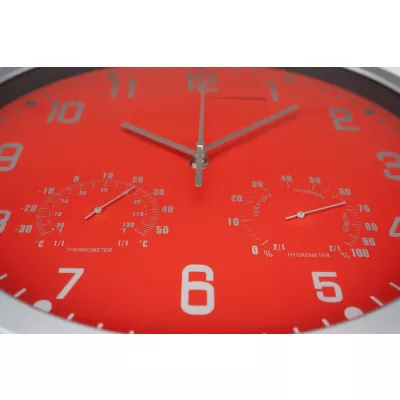 Zegar ścienny CrisMa MALCOLM - czerwony (4123805)