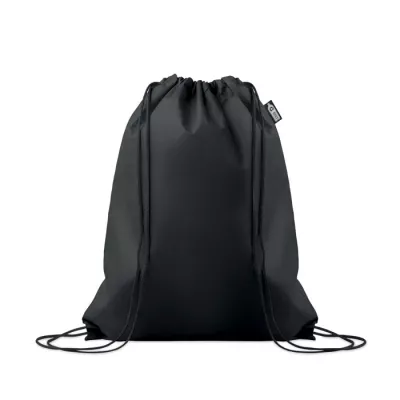 Worek ze sznurkiem z włókniny RPET 80 g/m² DAFFY RPET - Czarny (MO2809-03)