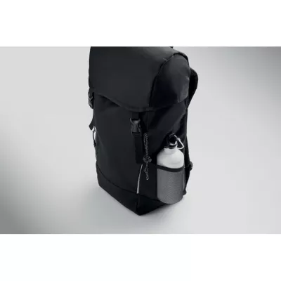 Plecak z RPET na laptop 15" 15 l SIENA - Czarny (MO3103-03)