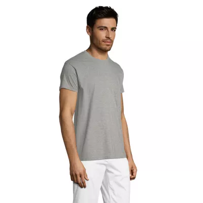 Koszulka unisex 150 g/m² Sol's TITAN - Szary Melanż (S04728-GM)