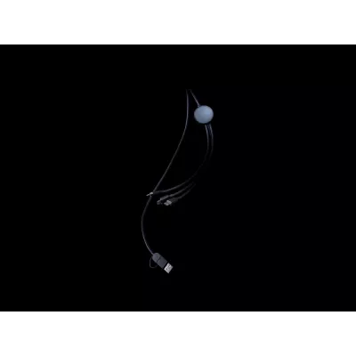Kabel do ładowania 6 w 1 RABS - black (P302.481)