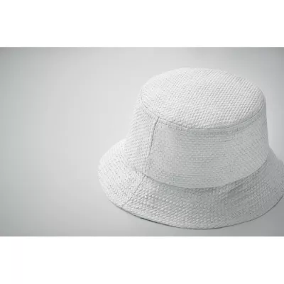 Kapelusz słomkowy z papieru BILGOLA+ - Bialy (MO2267-06)