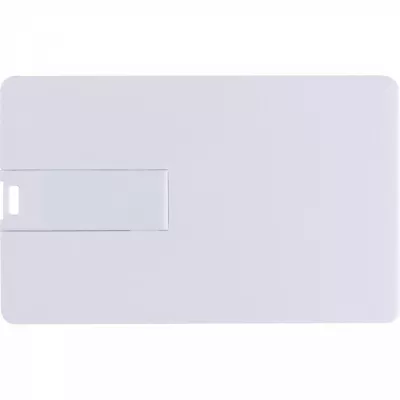 Pendrive plastikowy karta 8GB 2.0 LEONA - biały (2033606)