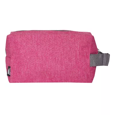 Kosmetyczka CANNES z poliestru z recyklingu (rPET) - ciemnoróżowy (56-0810552)